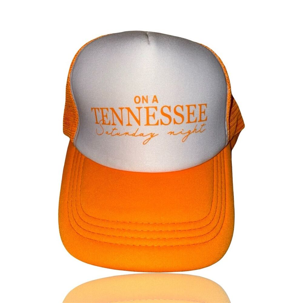 Tennessee Vols Vintage Style Trucker Snapback Hat Orange Unisex Adult: NWOT